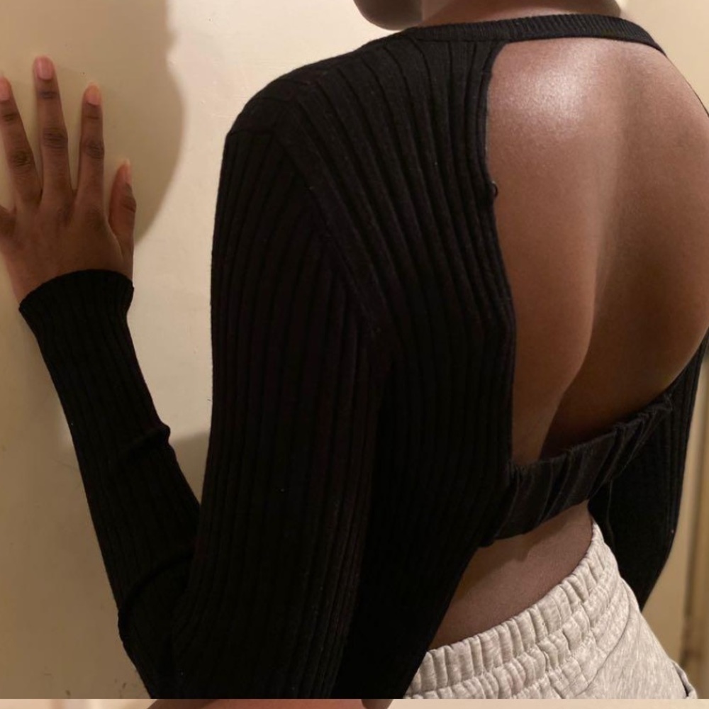 Zara Ribbed Top - Picture 4 of 8